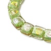 Handmade Gold Foil and Silver Foil Lampwork Beads FOIL-C001-01A-10-3