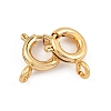 SHEGRACE Brass Spring Ring Clasps XGR0018G-47G-2