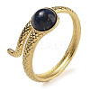 Natural Lapis Lazuli Finger Rings RJEW-U027-04G-03-1