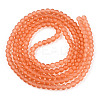 Transparent Glass Bead Strands GLAA-S031-4mm-33-1-2