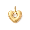 304 Stainless Steel Pendants STAS-C163-01A-G-1