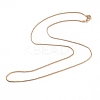 Brass Venetian Chain NJEW-E151-02G-1
