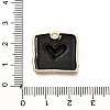 Alloy Enamel Pendants FIND-A051-09A-01G-3