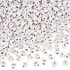 500Pcs Plating Acrylic Beads PACR-TADJ0001-01I-1