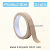 3 Rolls Linen Adhesive Tape for Scrapbook AJEW-GF0012-49A-2