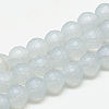Electroplate Glass Beads Strands EGLA-Q108-8mm-09-1