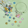 Mosaic Printed Glass Cabochons GGLA-DC0001-03A-4