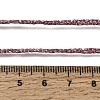 3.5MM Polyester Metallic Cord Braided Cord Necklace Making FB-CBAA152-01P-4