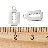 304 Stainless Steel Charms STAS-L080-460P-3