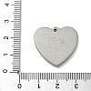 304 Stainless Steel Pendant Cabochon Settings STAS-P422-10P-3