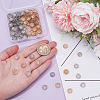 200Pcs 2 Colors Brass Fancy Bead Caps KK-UN0004-97-4