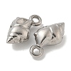 Anti-Tarnish 304 Stainless Steel Pendants STAS-Q334-57P-2