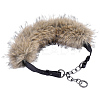 Faux Fur PU Leather Chain Belts AJEW-WH20072-55A-01-1