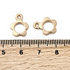 Alloy Hollow Flower Charms PALLOY-F318-04KCG-3