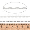 304 Stainless Steel Paperclip Chains CHS-M009-04P-01-2