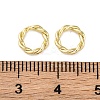 Brass Linking Rings KK-U042-01G-02-3