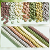 7 Strands 7 Colors Handmade Polymer Clay Beads Strands CLAY-AR0001-34-5