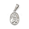 Non-Tarnish 304 Stainless Steel Pendants STAS-Z075-23P-1