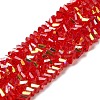 Transparent Glass Beads Strands EGLA-P061-04A-AB07-1