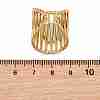 304 Stainless Steel Cuff Rings Ring Components SA-CBA098D-01G-B-3