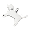 Non-Tarnish 304 Stainless Steel Pendants STAS-E205-09P-2