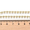 2.5MM Brass Oval Link Chain Necklaces NJEW-M108-20G-3