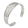 Non-Tarnish 304 Stainless Steel Cuff Bangles LS-BJEW-K267-04P-3