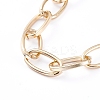 Unisex Aluminium Paperclip Chain Bracelets BJEW-JB05071-2