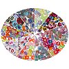1000Pcs 10 Style Transparent Frosted Acrylic Beads OACR-SZ0001-13-7