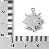 Anti-Tarnish 304 Stainless Steel Pendants STAS-Z092-01AS-02-3