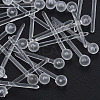 Plastic Tiny Ball Stud Earrings EJEW-N022-01A-2