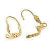 Ion Plating(IP) 304 Stainless Steel Leverback Earring Findings STAS-P360-02C-G-3