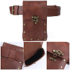 Woman's PU Leather Outdoors Cell phone Waist Bag AJEW-WH0504-39A-6