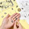 DIY Teardrop Dangle Earring Making Kits DIY-FS0009-19-8