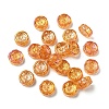 20Pcs Full Rainbow Plated Electroplate Glass Transparent Beads EGLA-YW0005-20-1