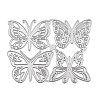 Butterfly Carbon Steel Cutting Dies Stencils DIY-R079-005-2