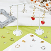 36Pcs 6 Styles 304 Stainless Steel Clip-on Earring Findings STAS-SC0008-33-4