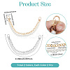 4Pcs 2 Colors ABS Imitation Pearl Beads Mobile Straps AJEW-BBC0002-45-2