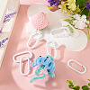 10Pcs Alloy Spring Gate Rings FIND-TA0009-25G-5