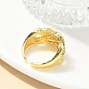 304 Stainless Steel Criss Cross Rings LS-RJEW-B109-08G-02-3