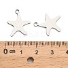 201 Stainless Steel Pendants STAS-C141-02A-P-3
