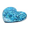 Acrylic with Paillettes Pendants MACR-M028-02C-2