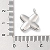 Rack Plating Brass Balloon Letter Pendants KK-C050-01P-X-3
