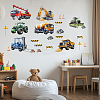 5Pcs 5 Styles Translucent PVC Self Adhesive Wall Stickers STIC-WH0038-001-4