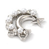 Rack Plating Alloy Crystal Rhinestone Chandelier Component Links FIND-I039-052P-2