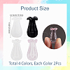 Glass Vase Miniature Flowerpot Ornaments AJEW-SP0002-41B-2