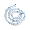 Natural Aquamarine Beads Strands G-H278-05-3