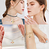 1Pc Valentine's Day Brass Clear Cubic Zirconia Makeup European Dangle Charms KK-YW0002-59A-6