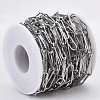 304 Stainless Steel Paperclip Chains CHS-T003-02-3