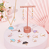 40Pcs 10 Style Alloy Enamel Pendants ENAM-PH0002-51-5